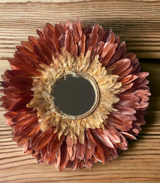 Jujuhat « Bohemeflower » Terracotta et marron 70cm